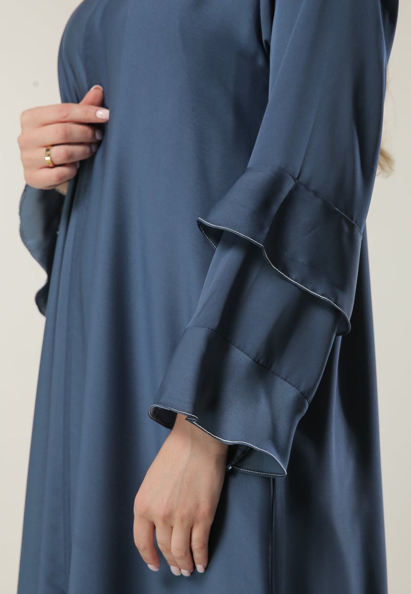Moistreet Casual Flared Sleeve Abaya - Image 4