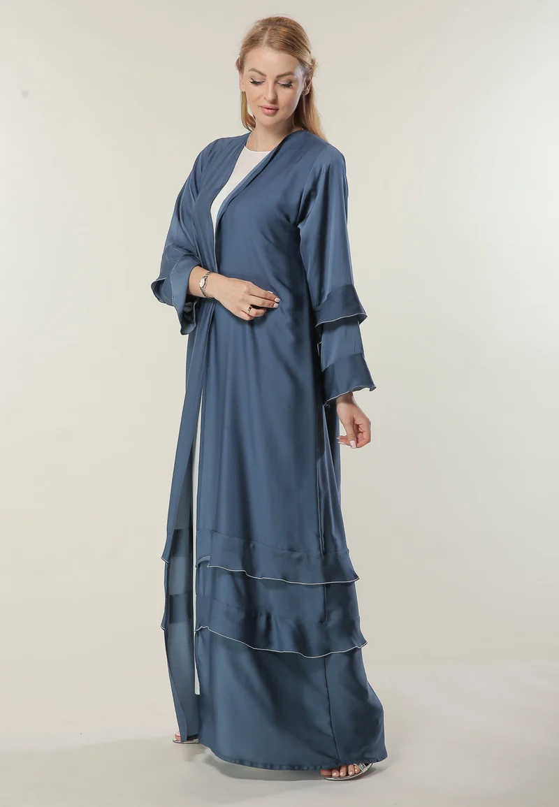 Moistreet Casual Flared Sleeve Abaya