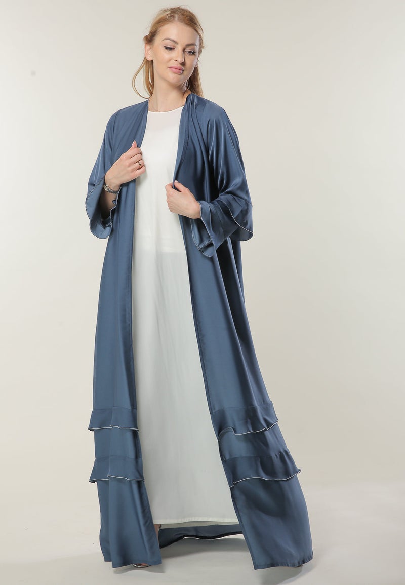 Moistreet Casual Flared Sleeve Abaya - Image 5