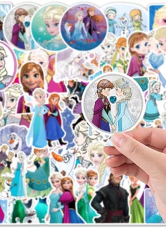 Inder Elsa Stickers 50PCS Cartoon Movie Frozen Stickers Waterproof Vinyl Anime Decals for Laptop  - Image 5