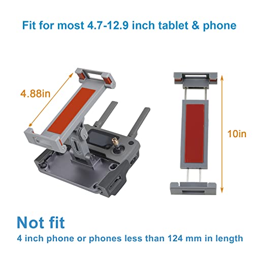 Hanatora 4.7-12.9 Inch Tablet Holder Mount for DJI Mavic Mini,Mini SE,Mavic 2 Pro/Zoom,Spark,Mavic Air/Pro Platinum Remote Controller, Aluminum Phone Accessories - Image 3