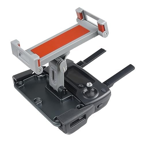 Hanatora 4.7-12.9 Inch Tablet Holder Mount for DJI Mavic Mini,Mini SE,Mavic 2 Pro/Zoom,Spark,Mavic Air/Pro Platinum Remote Controller, Aluminum Phone Accessories - Image 1