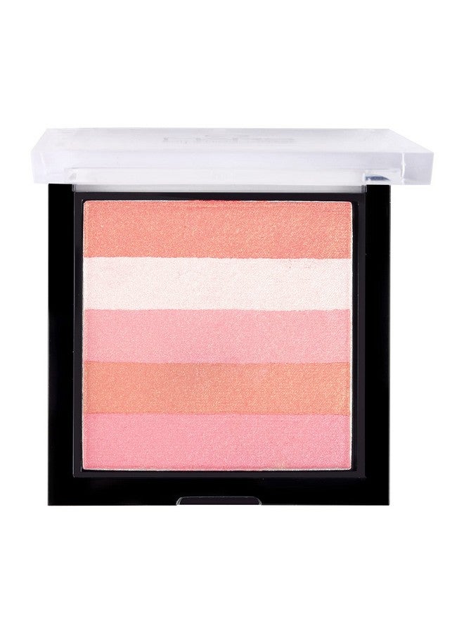 مارس مجموعة MARS 5 Shades in 1 Brick Highlighter Palette | أحمر خدود لتغطية الوجه | حجم صغير (7.5 جرام) (اللون 02) - Image 1