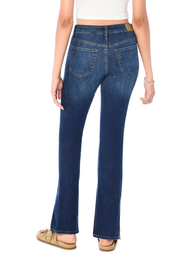 Aeropostale Aero Mid Rise Bootcut Jean, Dark Wash, 12 Regular - Image 5