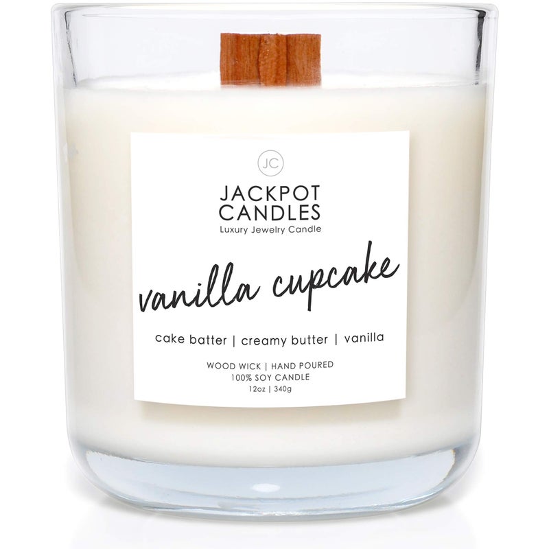 Jackpot Candles Vanilla Cupcake Natural Soy Candle with Jewelry Made in USA (Surprise Jewelry Valued at $15 to $5,000) Ring Size 6 - Image 2
