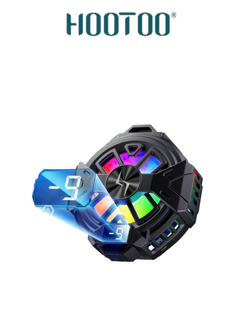 HooToo MagSafe Phone Cooler, Mobile Cooling Fan for Gamers, Noise-Free Phone Cooler with Semiconductor Chip Cooling Fans  - Image 1