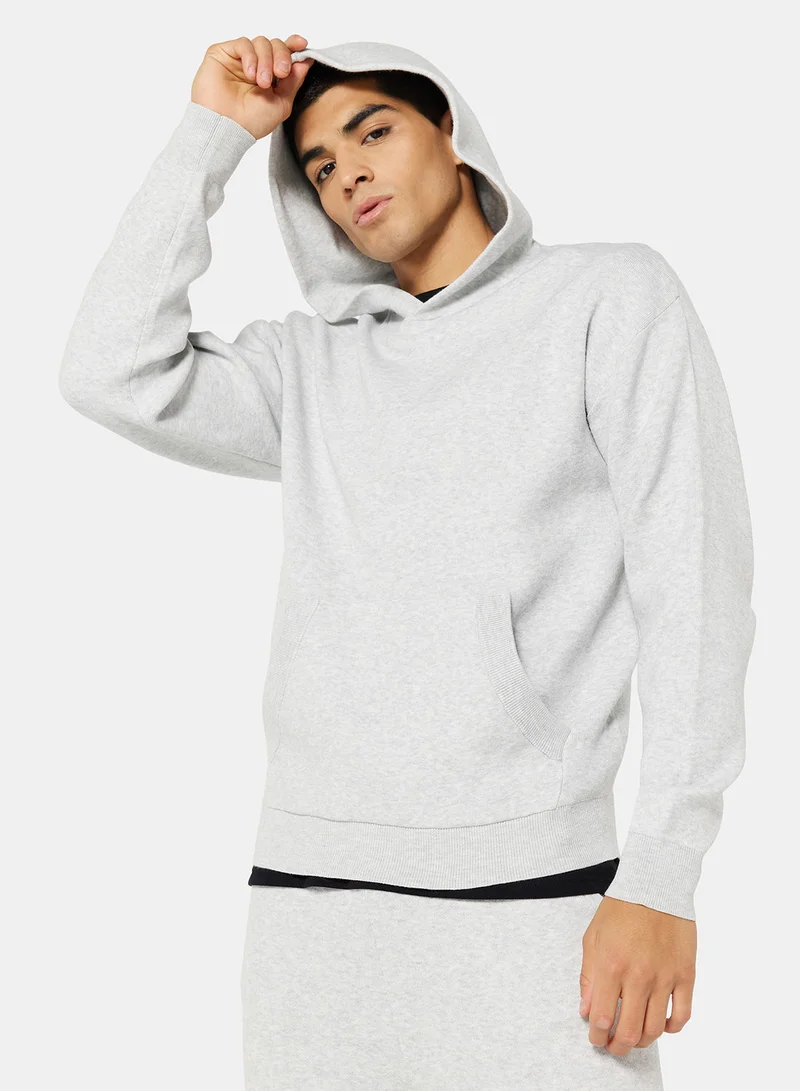 JACK & JONES Keegan Knit Relaxed Hoodie