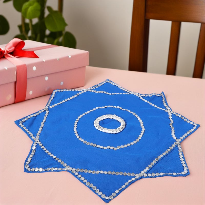 2 Pairs Octagonal Dance Handkerchiefs: Folk Handkerchiefs Stage Performance Colorful Scarves Props For Yangko Parties Carnival Decorations - Image 4