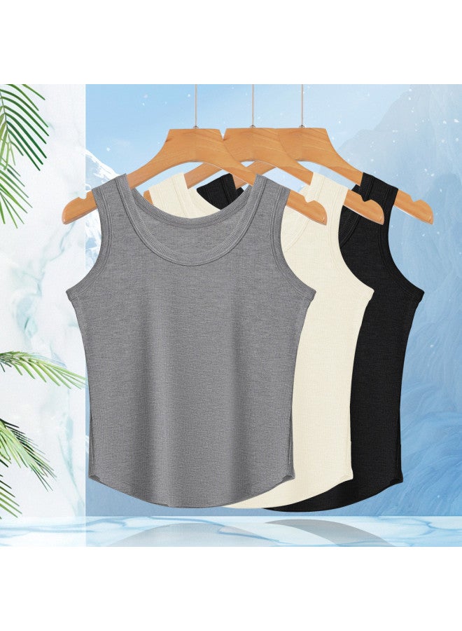 Red Bean Women'S Camisole Tank Top, Modal Fabric, Skin-Friendly And Breathable, Can Be Worn As Innerwear Or Outerwear, Slimming Top For Women - Image 4
