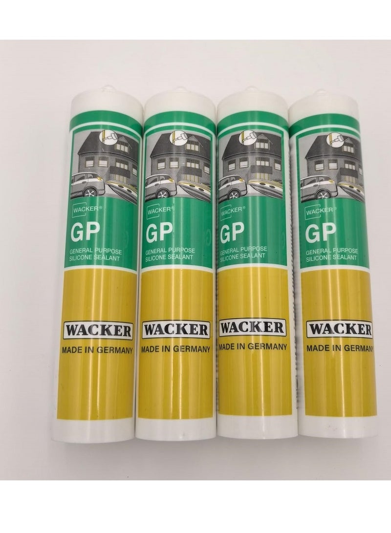 Strong adhesive silicone in clear color, comes in 4 pieces, long service life, good weather resistance  - Image 5