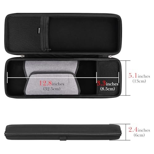 Linkidea Hard Travel Case for Compact 60% Keyboard and Mouse, Computer 61 Keys Carrying Protective Storage Box Bag, Compatible With Razer Huntsman Mini 60% - Image 4