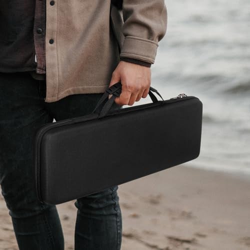 Linkidea Hard Travel Case for Compact 60% Keyboard and Mouse, Computer 61 Keys Carrying Protective Storage Box Bag, Compatible With Razer Huntsman Mini 60% - Image 5