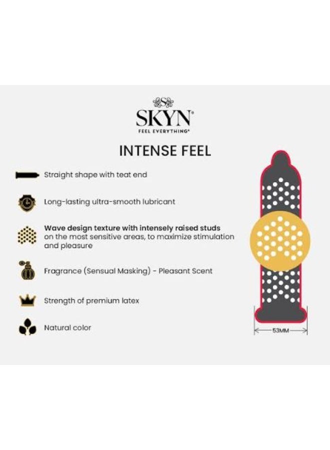 SKYN Intense Feel Non-Latex Condoms - 3 Pieces - Image 3