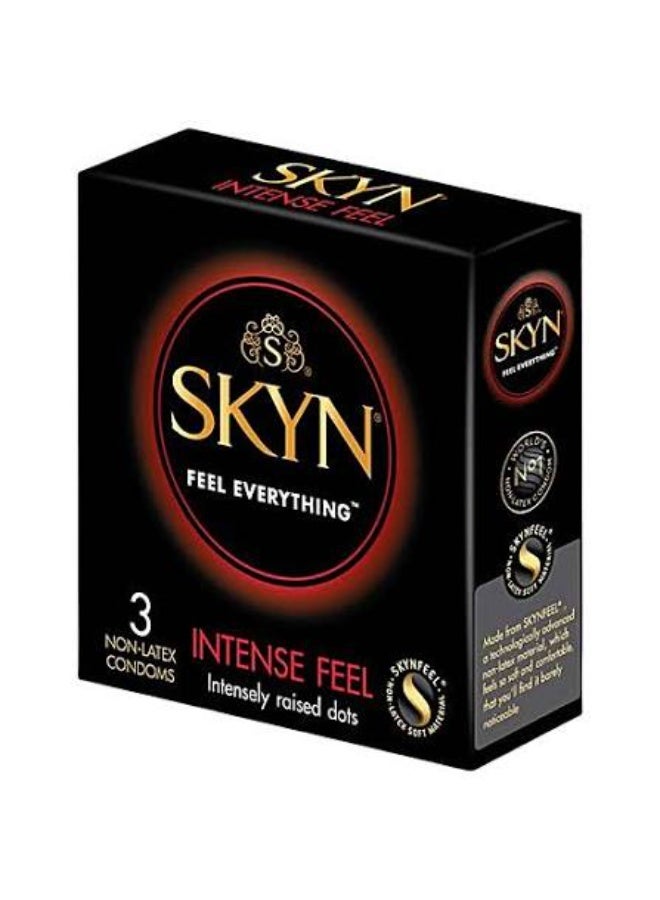SKYN Intense Feel Non-Latex Condoms - 3 Pieces - Image 1