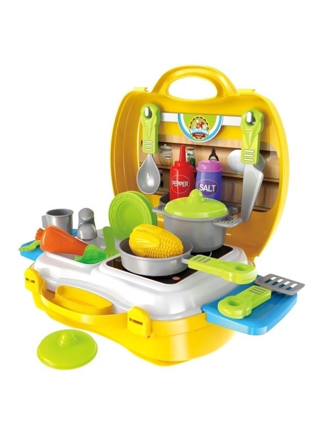26 Piece Kitchen Cooking Suitcase Set B01MU75SMW 8228 cosmetic accessories suitcase 478g 8228 cosmetic accessories-suitcase-478g - Image 1