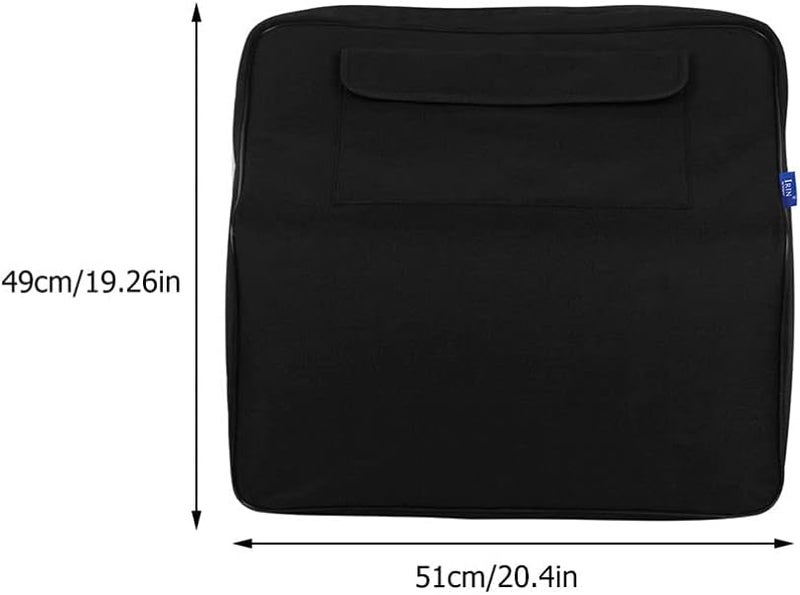 Vaguelly Travel Backpack with Padded Shoulder Strap 48120 Bass Piano Accordion Case Black - Image 3