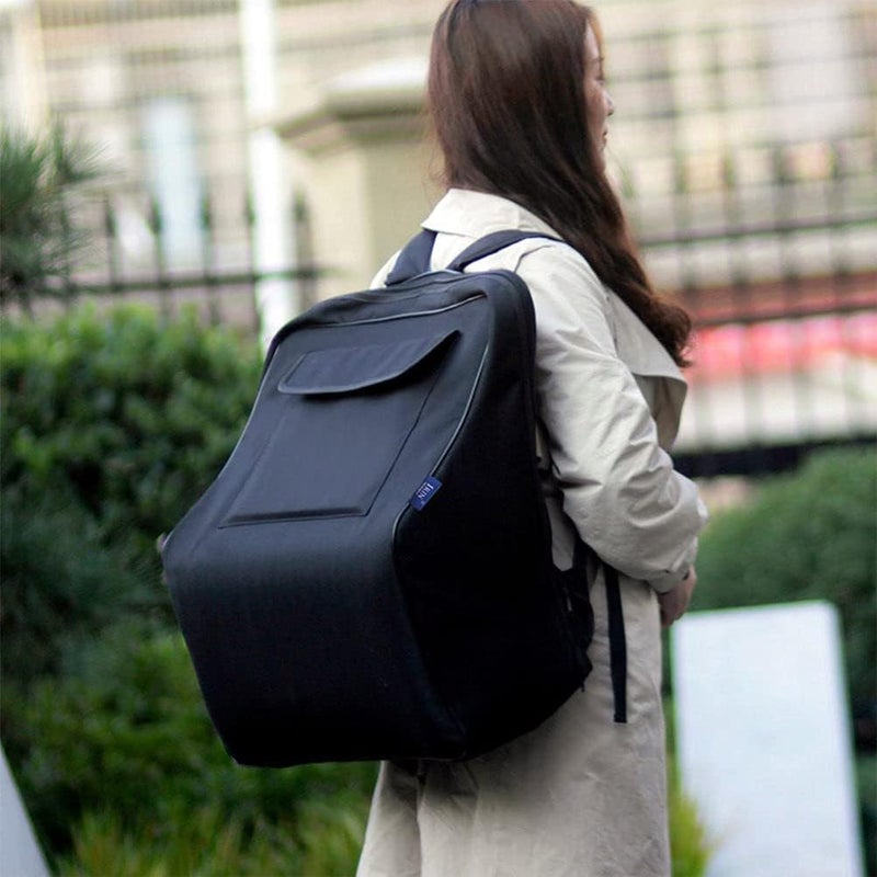 Vaguelly Travel Backpack with Padded Shoulder Strap 48120 Bass Piano Accordion Case Black - Image 5