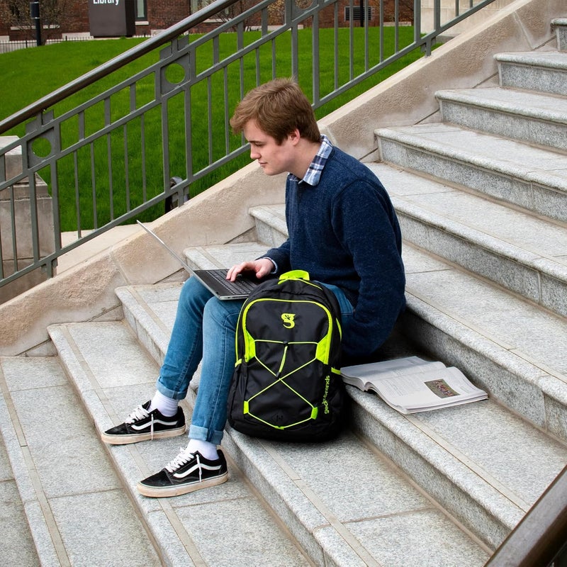 geckobrands Impact Backpack  BlackGreen - Image 4