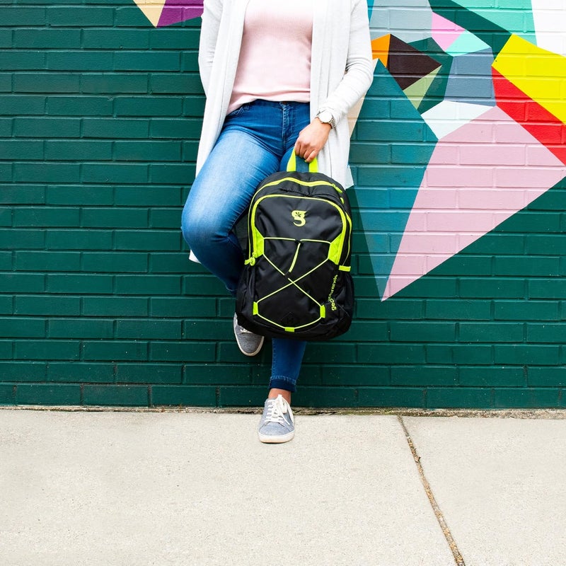 geckobrands Impact Backpack  BlackGreen - Image 5
