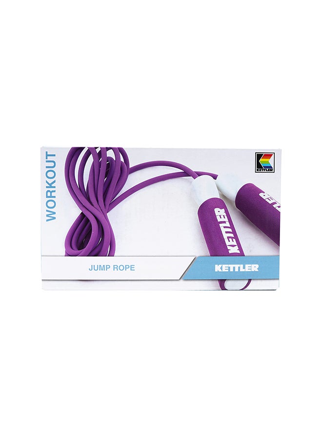 KETTLER - German Technology Tangle Free Skipping Rope with Compact Design | Material : Rubber and Foam | Jump Rope is Ideal for Speed Jumping, Boxing, Cardio Endurance| Unisex - Image 1