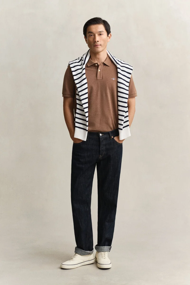 غانت Regular Shield Ss Pique Polo