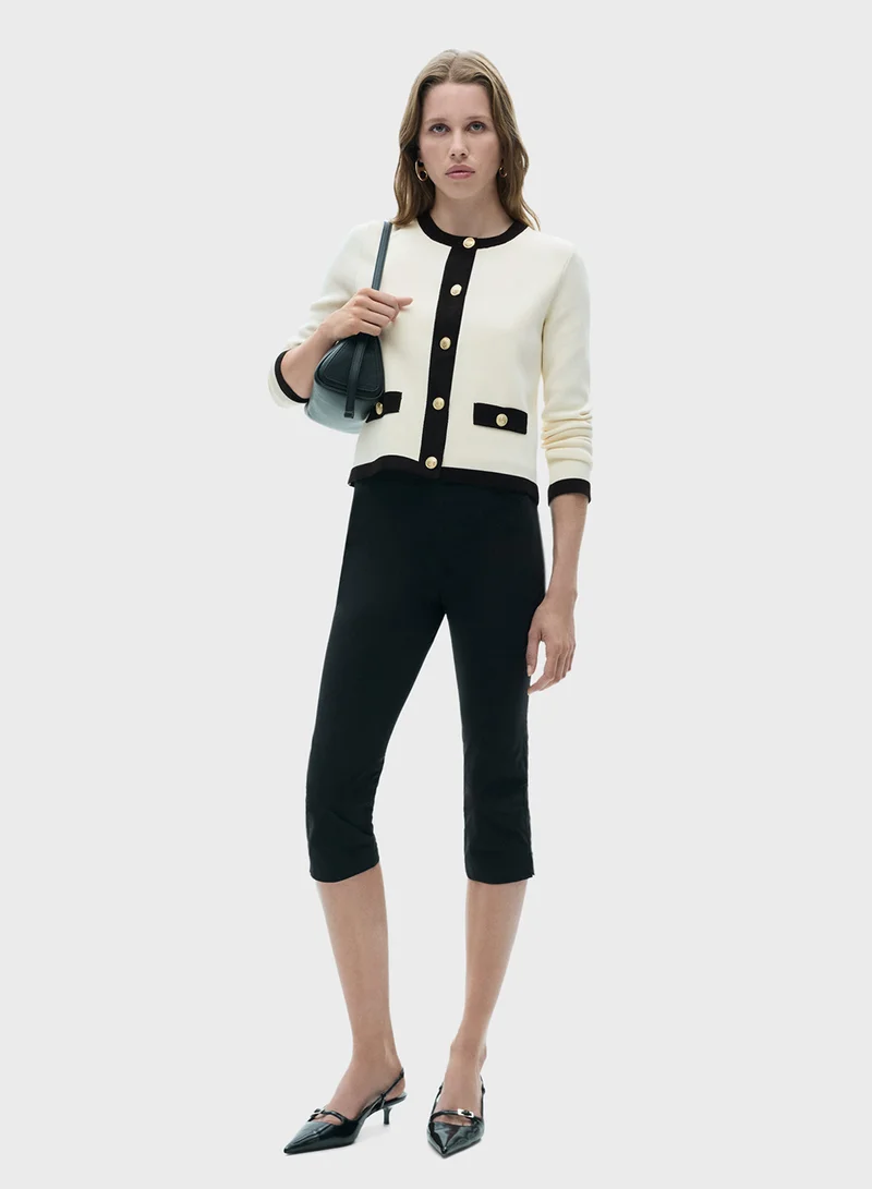 MANGO Casual Knitted  Pia Jacket