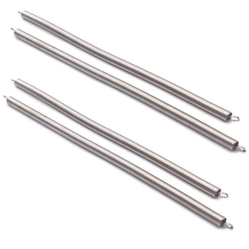 Miular 4Pcs Zinc Plated Steel Wire Extension Spring 20 Inch - Image 1