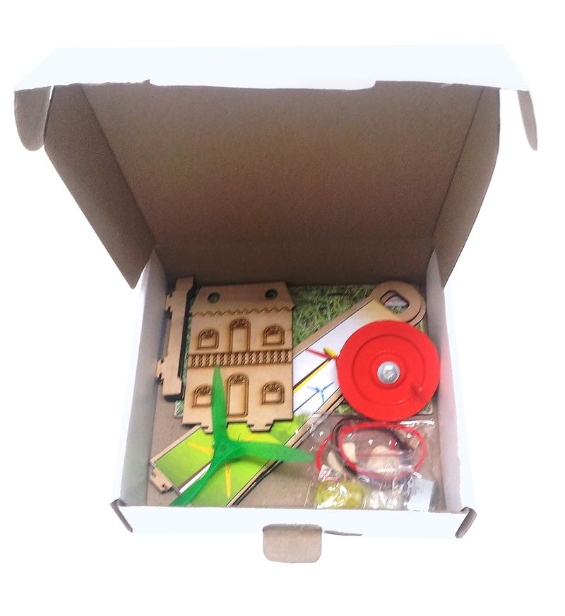 StepsToDo Wind Turbine Science Kit. Windmill Making Kit for Students. Electricity from Flowing Air. Science Teaching and Learning Aid - Image 4