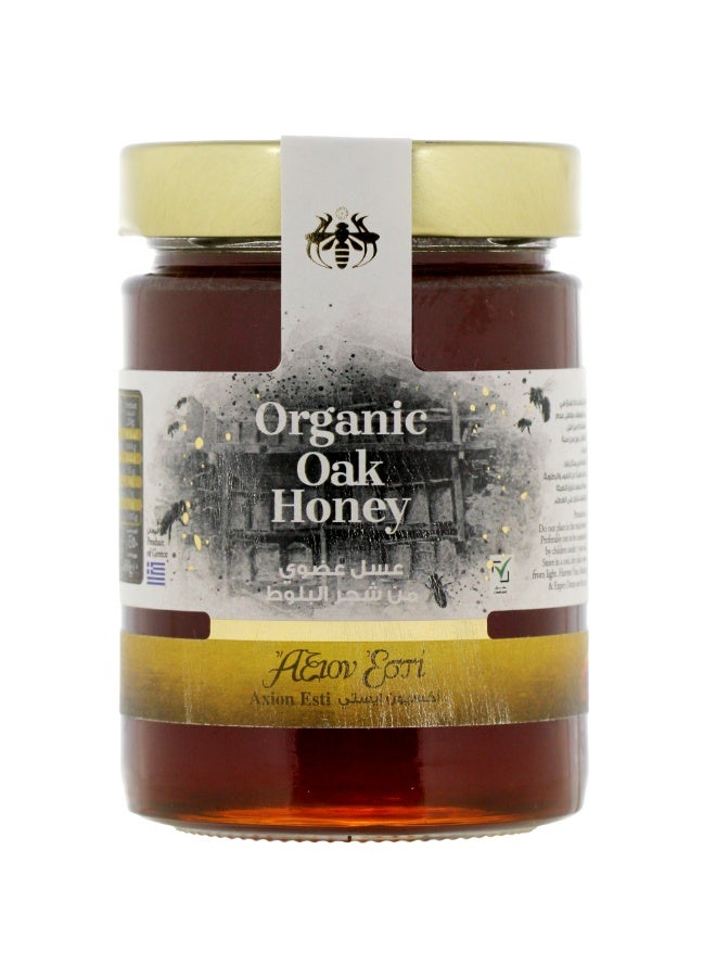 Axion Esti Organic Oak Honey 450g | Raw Greek Oak Honey - Image 1
