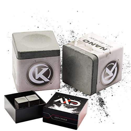 KONLLEN Pool Cue Chalk Nano Technology Billiard Chalk for Professional Tournament Dedicated Pool Chalks (Outstanding Performance, Reduce Miscue, Durable) - Image 1