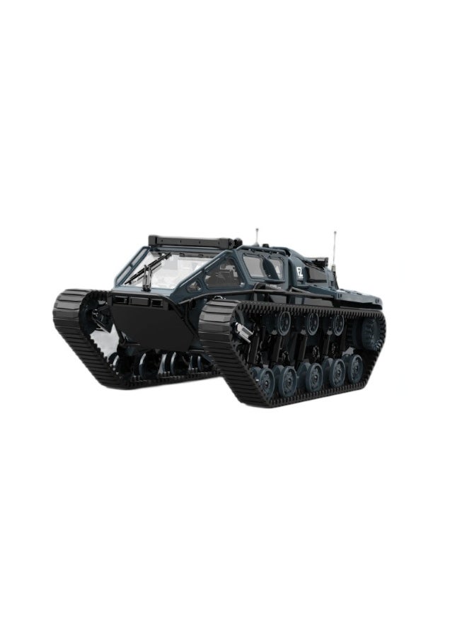 JJRC C8812 LED Full-Size Tracked Tank 2.4G Remote Control Off-Road Drift Car – Realistic Simulation Military Vehicle Toy with 360° Rotation, Openable Doors, Adjustable Roof Light, Rechargeable 7.4V Battery, USB Charging, 60m Control Range, Perfect Gift for Boys & RC Enthusiasts - Image 1