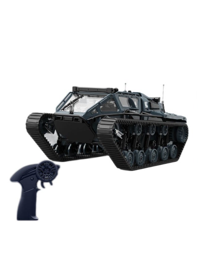JJRC C8812 LED Full-Size Tracked Tank 2.4G Remote Control Off-Road Drift Car – Realistic Simulation Military Vehicle Toy with 360° Rotation, Openable Doors, Adjustable Roof Light, Rechargeable 7.4V Battery, USB Charging, 60m Control Range, Perfect Gift for Boys & RC Enthusiasts - Image 2
