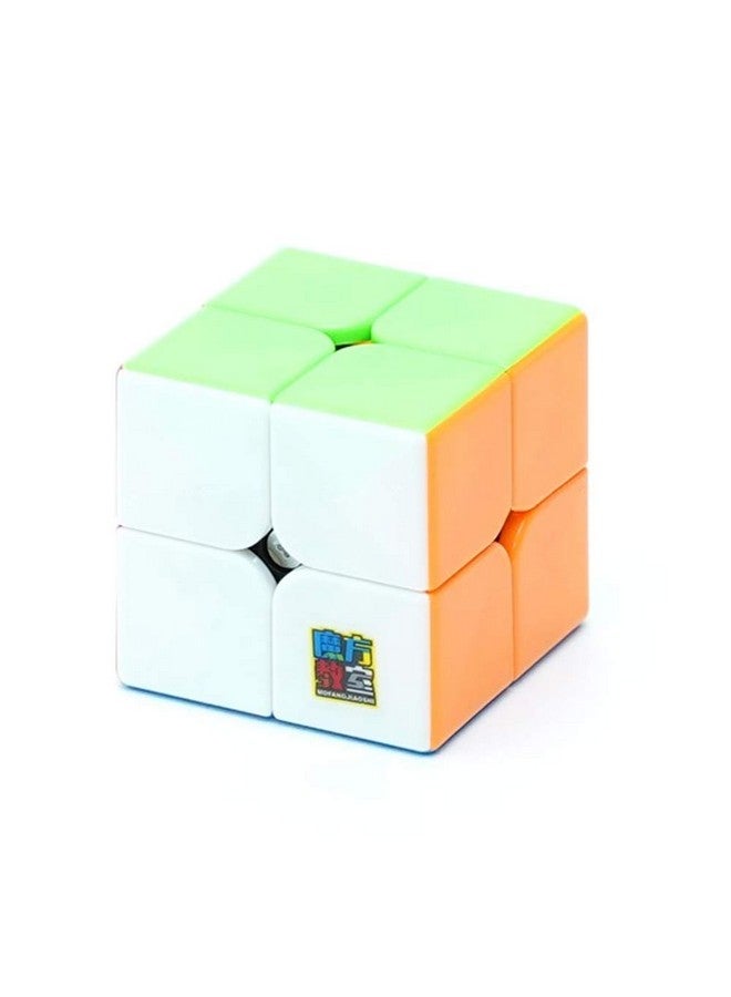 CuberSpeed Moyu MoFang JiaoShi Meilong 2x2 stickerless Magic Cube MFJS MEILONG 2x2x2 Cubing Classroom Meilong 2x2 Speed Cube - Image 2