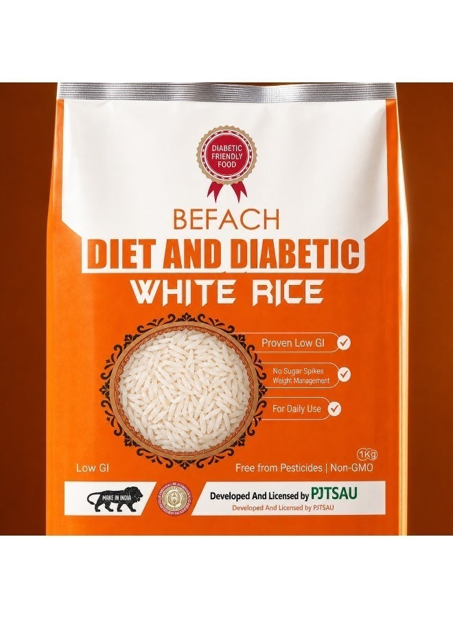 BEFACH Diet and Diabetic White Rice 1kg - Image 4