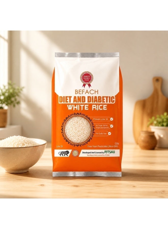 BEFACH Diet and Diabetic White Rice 1kg - Image 3