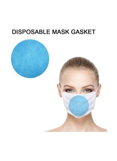 NIBEMINENT 10-Piece Disposable Mask Gasket Blue 11x11centimeter  - Image 3