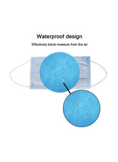 NIBEMINENT 10-Piece Disposable Mask Gasket Blue 11x11centimeter  - Image 4