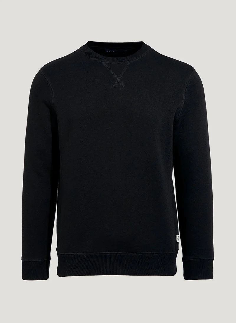 Matalan Black Essential Crew Neck Sweatshirt