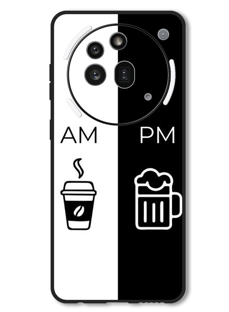 Theodor Case Compatible with Nothing Phone 3a Pro Protection Shockproof Bumper Cover AM - PM - Image 1