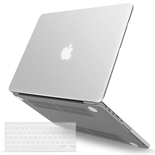 IBENZER Compatible with MacBook Pro 13 Inch Case 2015 2014 2013 end 2012 A1502 A1425, Hard Shell Case with Keyboard Cover for Old Version Apple Mac Pro Retina 13, Clear, R13CL+1 - Image 1