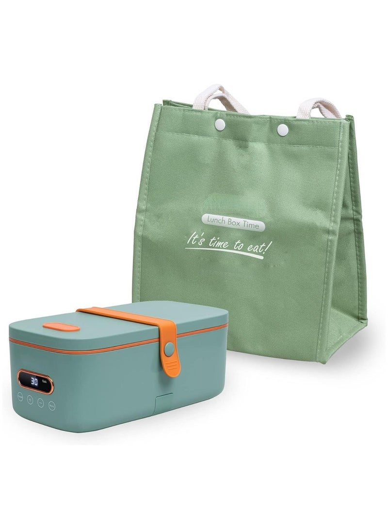 Multi Lunch Box Electric Food Warmer For Cooking And Reheating 300W 1L Capacity Ceramic Coating With Carry Bag Airtight Lunch Boxes With Touch Display  - Image 1
