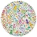 Aowplc 100 Pcs Cute Dinosaur Stickers Pack Vinyl Stickers for Kids Toddlers Dinosaur Party Favors Crafts and Rewards - Image 3