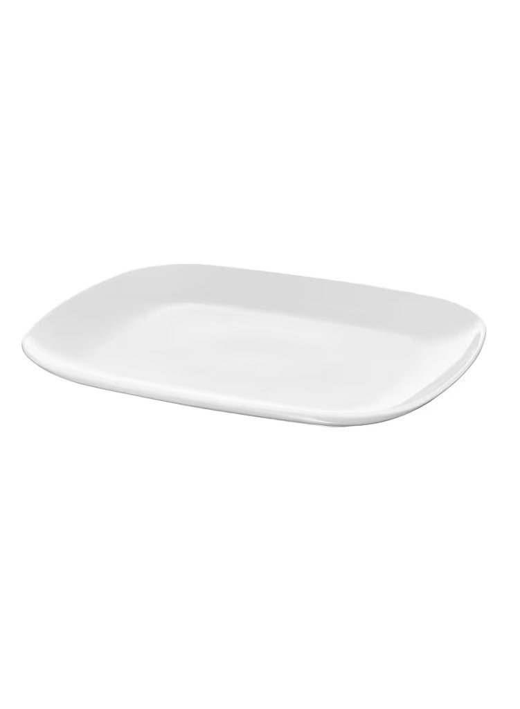 Plate, white31x26 cm - Image 3