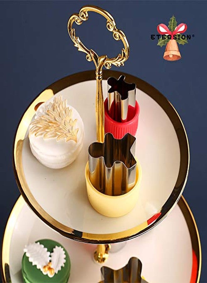 ETERSION Gingerbread Cookie Cutters 5 Pieces 5 Sizes 1" to 4.9" Gingerbread Man Cookie Cutter - Image 2