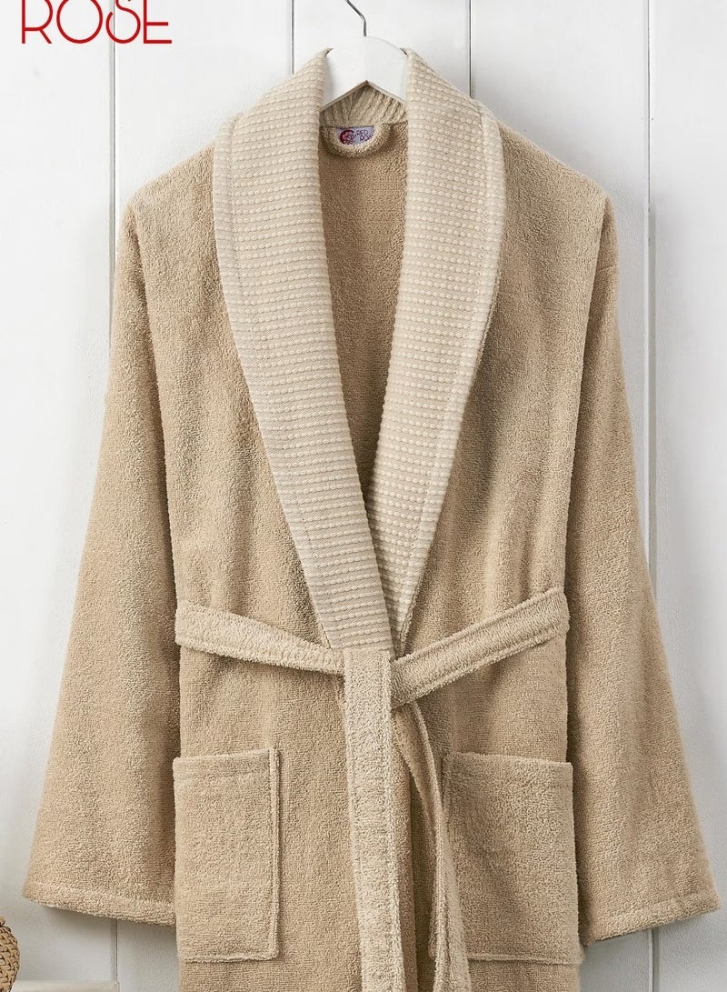 Red Rose Modern Turkish Bathrobe 100% Cotton: A Luxurious Experience of Comfort and Elegance - Image 3