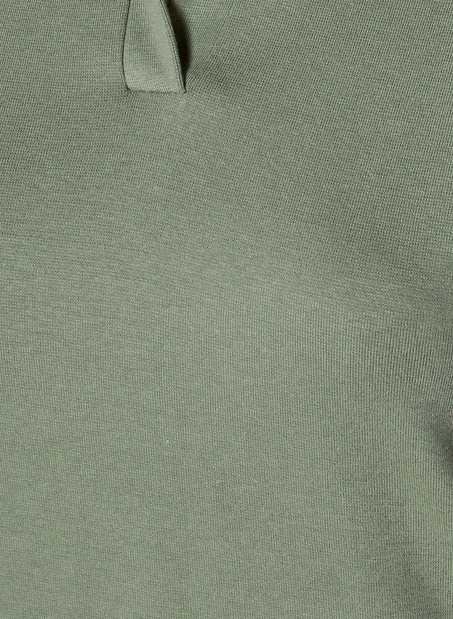 سبلاش فيڤ T-shirt with Johnny Collar