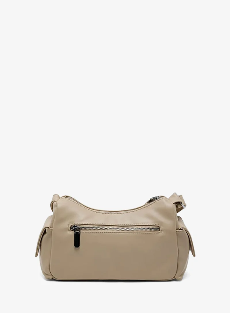 R&B Pockets Detail Shoulder Bag