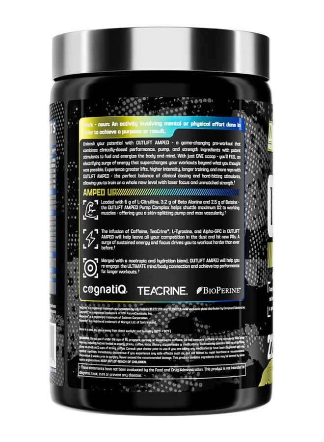 نورتكس ريسيرش أوت ليفت أمبد هاي ستيم قبل التمرين بنكهة التوت الأزرق والليمون - 22 حصة - Image 3