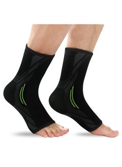 Ankle Brace Compression, 1 Pair Ankle Sleeve for Sprained Ankle, Injury Recovery, Joint Pain, Achilles Tendonitis Support, Plantar Fasciitis Sock Reduce Swelling, XL