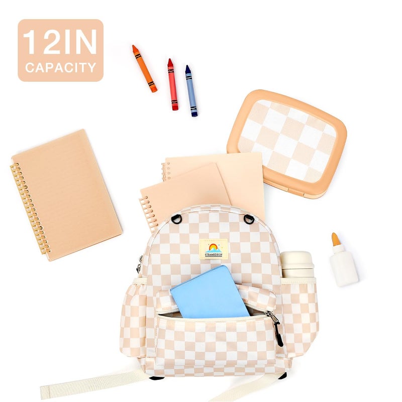 STEAMEDBUN Toddler Backpack Boys Girls 2-4, Preschool Daycare Backpack -12inch - Image 5